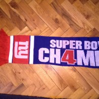 Super Bowl XLVI New York Giants 2011 шал , снимка 2 - Футбол - 31762331