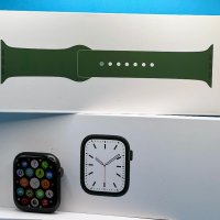 ГАРАНЦИОНЕН!!! Apple Watch 7, GPS, Корпус Green Aluminium 45mm, Clover Sport Band, снимка 3 - Смарт часовници - 38942166