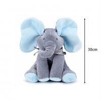 Плюшено слонче/слонче/Слонче с уши/Музикално слонче/Baby Elephant, снимка 1 - Плюшени играчки - 36754910