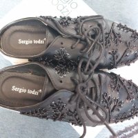 Спортно елегантни кецове/сникърси Sergio Todzi с отворена пета, снимка 4 - Дамски ежедневни обувки - 36851023