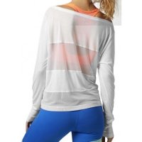 Reebok D COVERUP TEE - страхотна дамска блуза КАТО НОВА, снимка 2 - Спортни екипи - 30578854