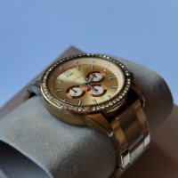 Луксозен часовник PARFOIS с кристали в комплект с гривна, снимка 6 - Дамски - 31305691