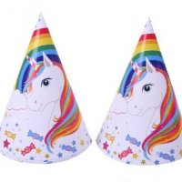 Вълшебният Еднорог unicorn Голяма парти шапки шапка рожден ден, снимка 1 - Други - 29702797