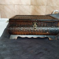 стара дървена кутия, снимка 2 - Антикварни и старинни предмети - 30885725