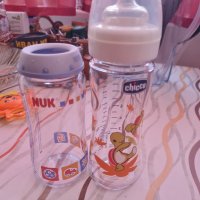 Стъклени бебешки шишета, снимка 3 - Прибори, съдове, шишета и биберони - 42221525