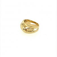 Златен дамски пръстен 6,14гр. размер:52 14кр. проба:585 модел:2692-3, снимка 2 - Пръстени - 38320426