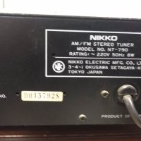 Стерео тунер NIKKO NT-790, снимка 6 - Ресийвъри, усилватели, смесителни пултове - 39414213