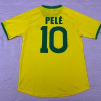 Тениска Бразилия Пеле номер 10, снимка 2 - Фен артикули - 40663121