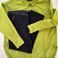 Hugo Boss елегантен  слим панталон  и риза JJXX в наситен цвят, снимка 3 - Панталони - 44208937