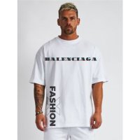 Овърсайз Мъжка тениска  "BALENCIAGA", снимка 1 - Тениски - 44241639