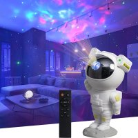 Нови Астронавт звезден проектор, Нощна лампа за деца, 360 настройка, модел ULTRA, снимка 5 - Прожектори - 42791728