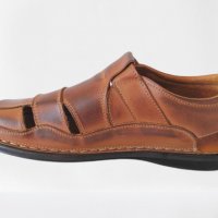 Габровски мъжки сандали от ЕСТЕСТВЕНА КОЖА модел 02 , снимка 4 - Мъжки сандали - 32958896