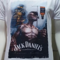 Нова мъжка тениска с трансферен печат Попай моряка, Джак Даниелс, снимка 2 - Тениски - 29819258