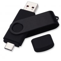 2В1 Type-c USB 2.0 флаш памет 64GB-флашка, снимка 4 - USB Flash памети - 39365454