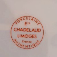 Две старинни чинии LIMOGES Ets CHADELAUD, снимка 2 - Чинии - 42402783