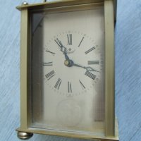 № 6862 стар германски настолен часовник Royal   - кварцов механизъм  - работещ  - размер 13 / 6,5 / , снимка 1 - Други ценни предмети - 39884928