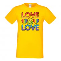 Мъжка тениска Love Is Love 2 multicolor Прайд,Празник.Повод,Изненада, снимка 13 - Тениски - 37103173