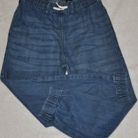 H&M дънки с ластици на талията и крачолите размер 134 см., снимка 2 - Детски панталони и дънки - 34121998