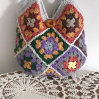 Дамски чанти плетени, хендмейд, различни цветове и модели, снимка 11 - Чанти - 42486916