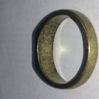 Метален златист пръстен - 56371, снимка 3 - Пръстени - 29248776