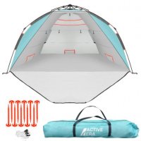 Active Era Луксозна плажна палатка за 3-4 души UV50+ защитна, снимка 1 - Палатки - 40157343