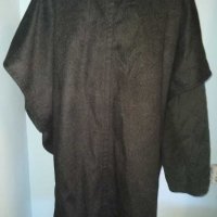Палто - пелерина от вълнен плат с косъм, снимка 4 - Палта, манта - 30439688
