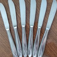  6 броя ножчета с орнаментирани дръжки и маркировка, снимка 1 - Прибори за хранене, готвене и сервиране - 29565346