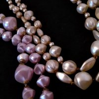 Стари перлени гердани, снимка 4 - Други ценни предмети - 35508355