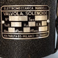 магнет вентил Elettromeccanica Mandelli valvola solenoide 49/50 220V G3/4, снимка 4 - Резервни части за машини - 37810641