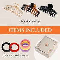 Нов Комплект 3 броя цветни щипки за коса аксесоар за прическа Шнола, снимка 7 - Аксесоари за коса - 40817218