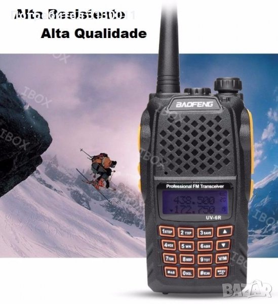 Хит Оригинал Нови НовиBaofeng 6R 5/ 8 /10w 5000 mah 12м гаран CTCSS,2020 DCS, снимка 1