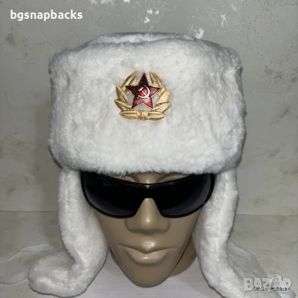 Ушанка руска офицерска зимна шапка ushanka ruska shapka zimna , снимка 1