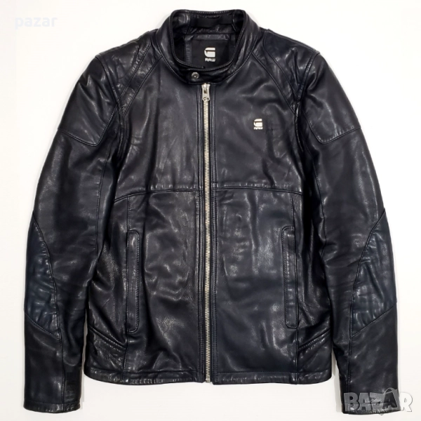 G-STAR Motac-O Biker Оригинално Кожено Мъжко Яке М, снимка 1