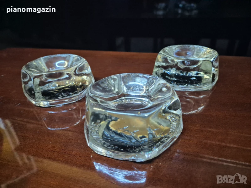 Стъклени подложки за роял/ за предпазване на пода, снимка 1