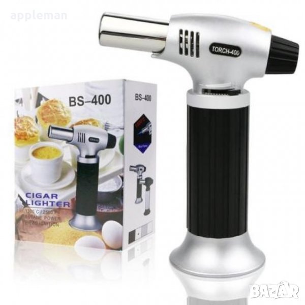 Сладкарска газова горелка запояване кухненска пиезо запалване, снимка 1