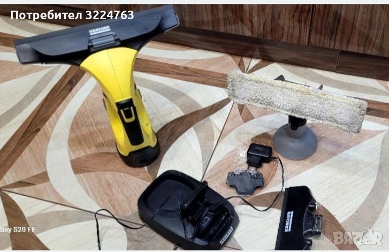 Акумулаторна стъклочистачка Karcher WV 5 Plus N Non-Stop Cleaning Kit, снимка 1
