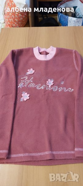 Лилава ватирана блуза, снимка 1