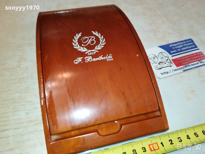 F. Bartholdi Italy-ДЪРВЕНА КУТИЯ ЗА КОЛЕКЦИЯ 1102241157, снимка 1