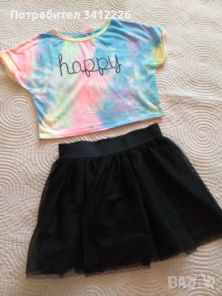 Лот пола и тениска H&M 158 / 164 , XS / S , снимка 1