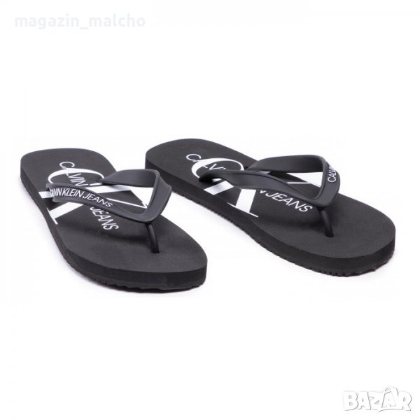 ДЖАПАНКИ - CALVIN KLEIN Monogram Beach Sandal; размери: 41, снимка 1