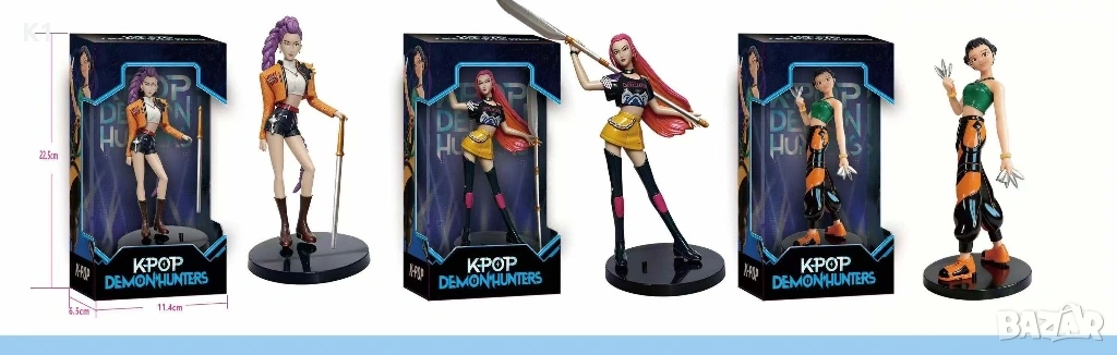 Луксозна лимитирана серия големи фигурки K-POP Rumi/Zoe/Mira Кей Поп фигурка, снимка 1