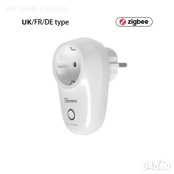 SONOFF S26R2ZB Zigbee Интелигентен Контакт, снимка 1