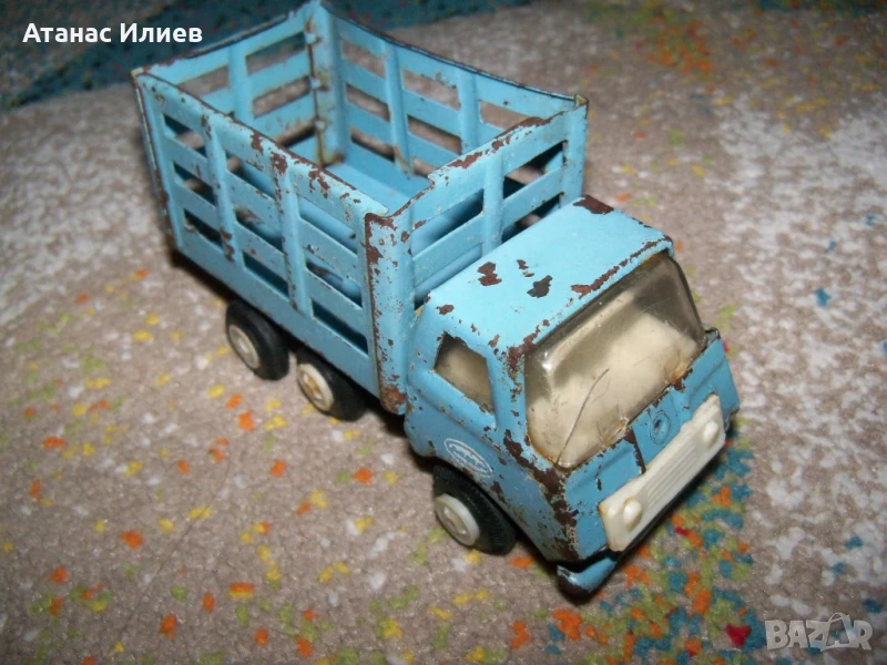 Ламаринено камионче, соц играчка, снимка 1