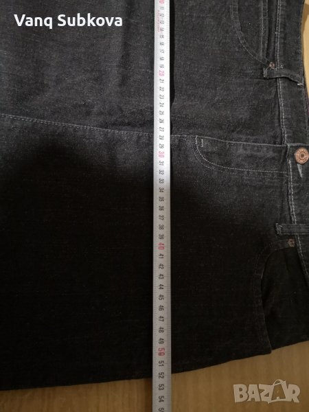 Разпродажба дънкова права пола 10лв, снимка 1