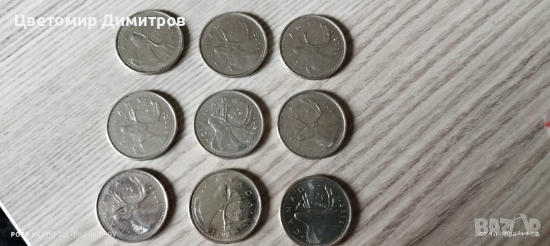 Монети 25 цента Канада , снимка 1
