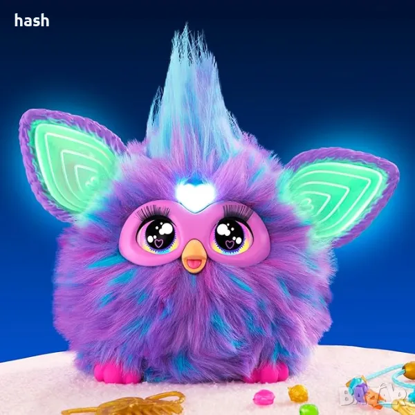 Интерактивна плюшена играчка Furby Hasbro Furby Furby Violet Френска версия, снимка 1