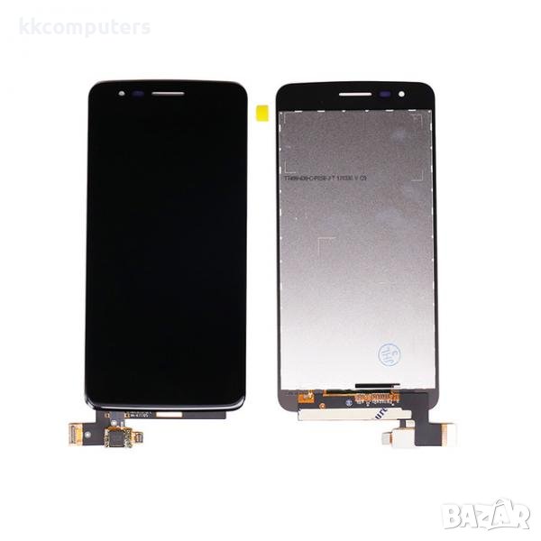 LCD Дисплей за LG K8 2017 / X240 + Тъч скрийн / Черен / Баркод : 182192, снимка 1