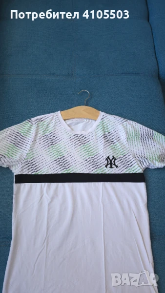 Бяла мъжка тениска , снимка 1