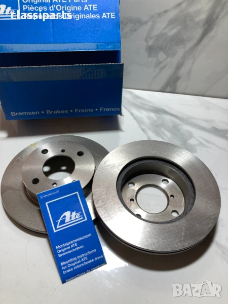Спирачни дискове ATE за Сузуки Алто и Вагон Ер+ / SUZUKI Alto, Wagon R+, снимка 1