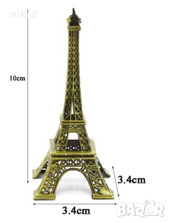 Айфелова Кула метална статуетка фигурка декор сувенир украса , снимка 1